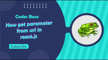 two ways for get parameter from URL in react.js
