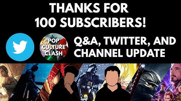 THANKS FOR 100 SUBSCRIBERS! | Submit Your Q&A Questions, Starting a Twitter, and Channel Update