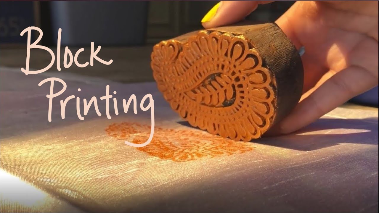 Block Printing YouTube Block Printing YouTube