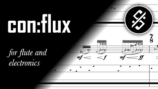 Ong Ping Din - con:flux for flute and electronics (w/score)