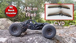 SCX24 Super Spare Parts Comp Crawler  -  DJ Crawler 68mm Tires w/ CVD #scx24 #rccar  #microcrawler