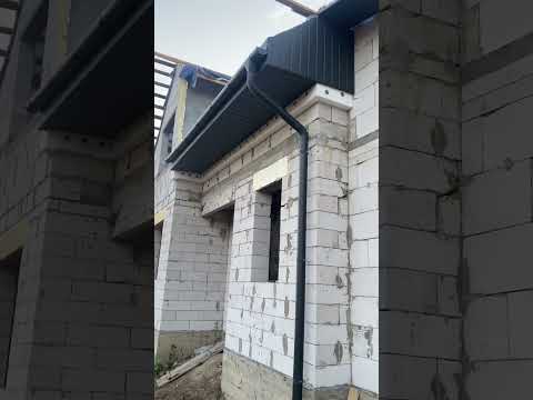 Монтаж металочерепиці та підшиви,кольору антрацит #work #антрацит #дах #металочерипиця#кровля