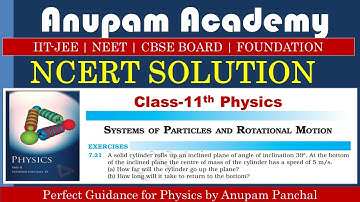 Example 7.21|| Rotational Motion || CBSE Class-11th Physics || NCERT SOLUTION ||