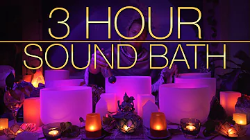 432Hz - 3 Hour Crystal Singing Bowl Healing Sound Bath (4K, No Talking) - Singing Bowls - Sound Bath