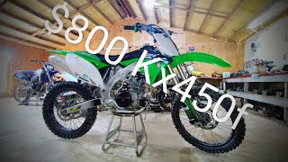 Buying and Rebuilding a $800 Kx450f Dirt Bike from Facebook Marketplace