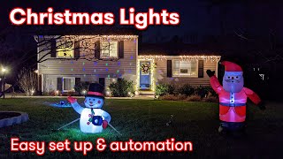 How to easily set up and automate Christmas decorations and Christmas lights