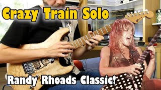 CRAZY TRAIN - Guitar Solo Cover!