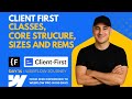 Webflow Client-First Framework - Classes, Core Structure & REM Sizing