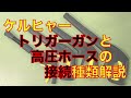 ケルヒャートリガーガン接続種類解説