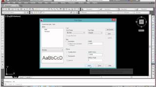 Create text style in autocad 2014 for beginers