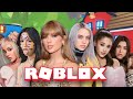 Celebrities playing roblox