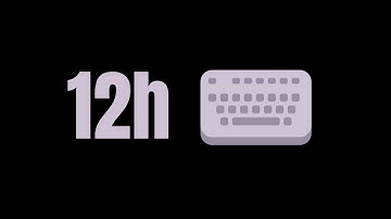 12 Hours of Mechanical Keyboard Typing Sounds ⌨️ for Sleeping 💤 BLACK SCREEN ⬛ Focus & ASMR