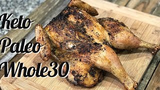 How to Roast Crispy Spatchcock Chicken {Butterfly Chicken}