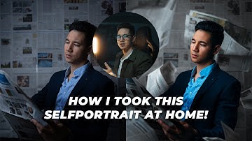 How I Took This Creative Selfportrait At Home!