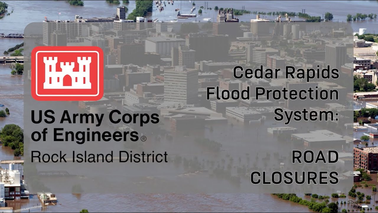 The Flood Risk Management Project in Cedar Rapids, Iowa, incorporates multiple features to mitigate risk and safeguard the community from flood damage. This video offers a overview of the road closure features and showcases their critical role in protecting the city during a flood.