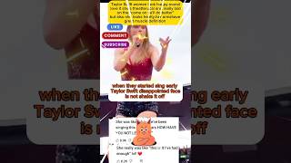 Celebrity Taylor Swift disappointed face,when they started sing early #shots #taylorswift #viralshort Profile