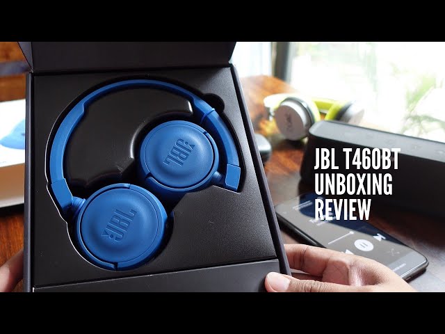  JBL T460BT Extra Bass Wireless On-Ear Headphones with 11 Hours  Playtime & Mic - Black : Electronics