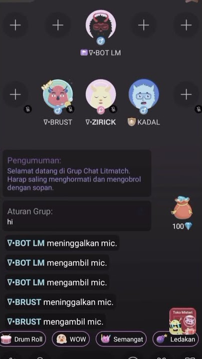 LITMATCH VERSI (5.4.1.0). Bisa Menutup Mic Orang 😱😅