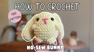 HOW TO CROCHET NO-SEW BUNNY for beginners │ My universe