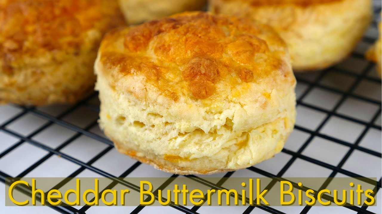 Cheddar Cheese Buttermilk Biscuits YouTube
