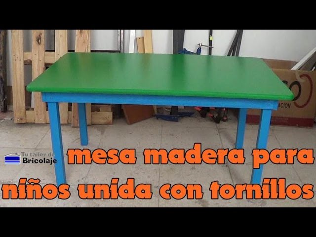 MESA Y SILLAS INFANTILES (Soy Carpintero) 