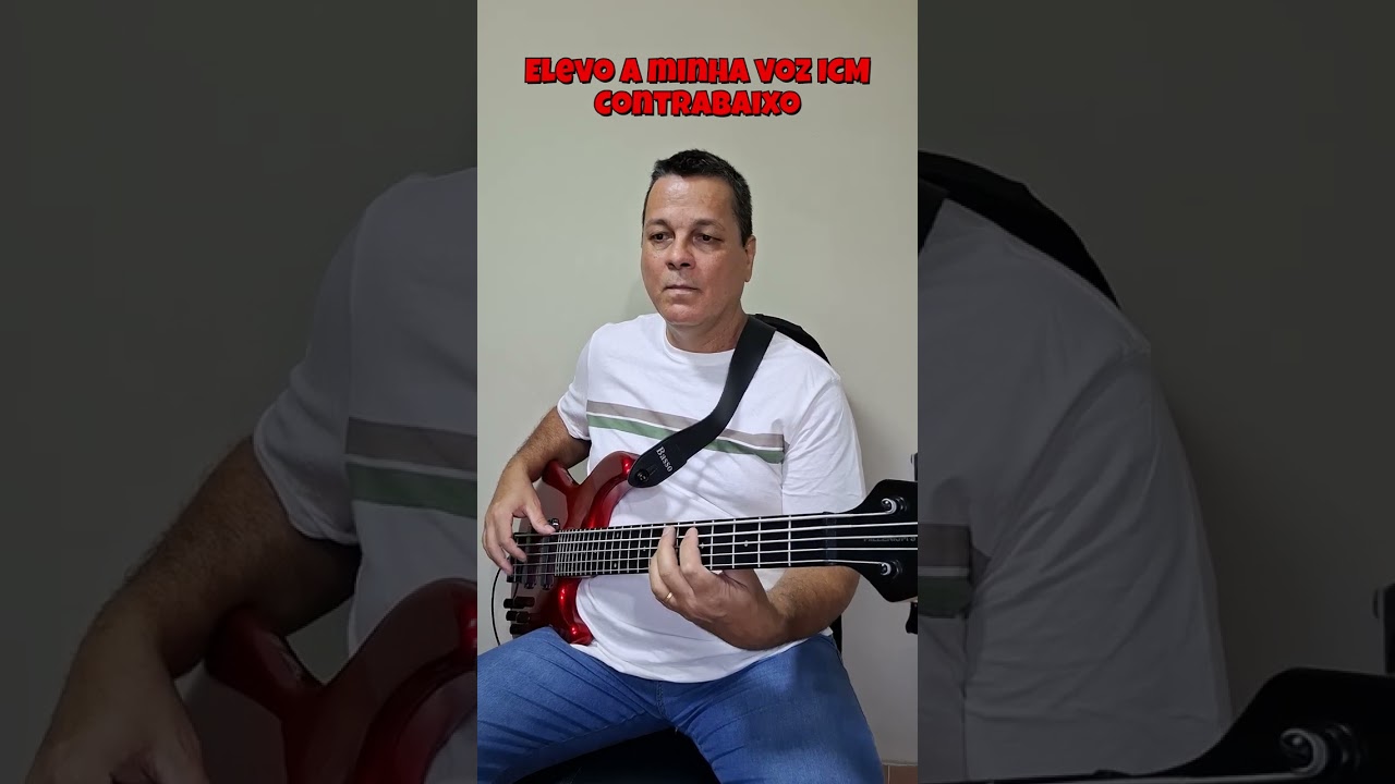 Elevo a minha voz ICM Contrabaixo #icm #igrejacristamaranata #auladebaixo #maranatha_church #bass