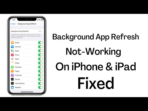 How To Fix Background App Refresh Not Wotking Issue On iPhone iPad