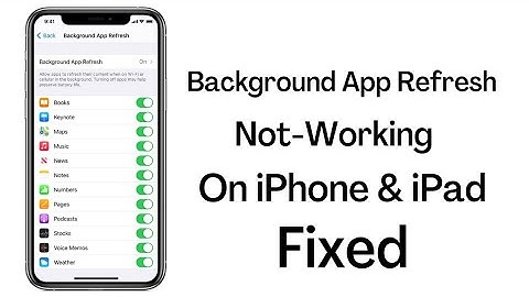 How To Fix Background App Refresh Not Wotking Issue On iPhone iPad