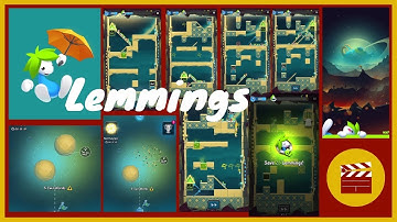 Lemmings Walkthrough - Twin worlds part 2. Lemmings Season 2 (IOS)