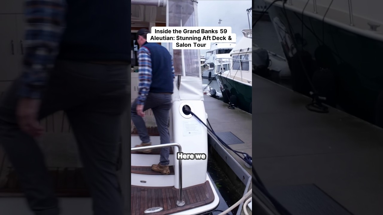 ⁣The Meaning of Luxury on the Water: The Grand Banks 59 Aleutian!