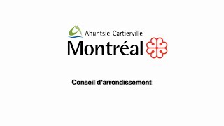 2023-07-04 Conseil d'arrondissement ordinaire de Ahuntsic-Cartierville - Intégrale