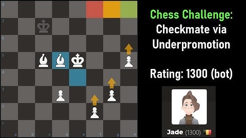 Checkmate Via Underpromotion | Chess Challenges #5
