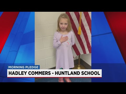 The Morning Pledge - Hadley Commers - Huntland School - January 15th, 2021