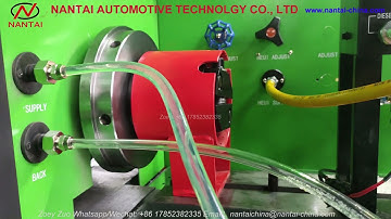 NANTAI CR926 HEUI injector testing - Common rail test stand for diesel engine