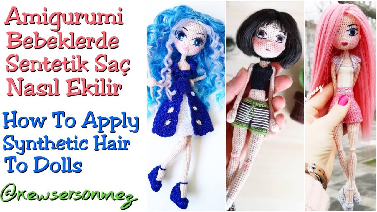 Amigurumi İnce Bebek Yapımı Bölüm 3 (Crochet Female Doll Tutorial Part 3) -  YouTube
