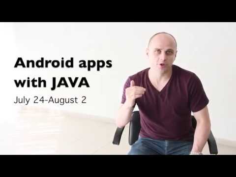 Curs de JAVA pentru Android - cu profesor din SUA - PROMO