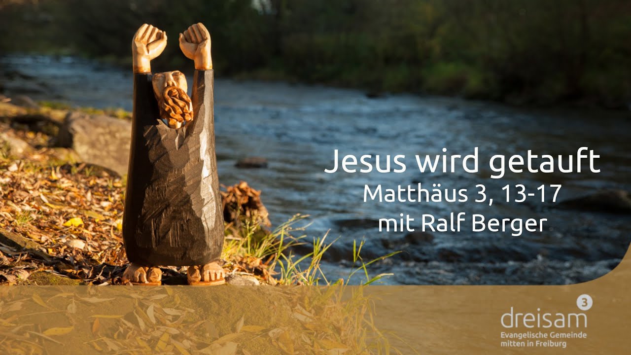 Jesus wird getauft - Predigt vom 11.01.2026