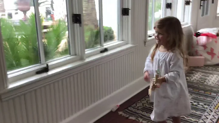 My cute little sister singing