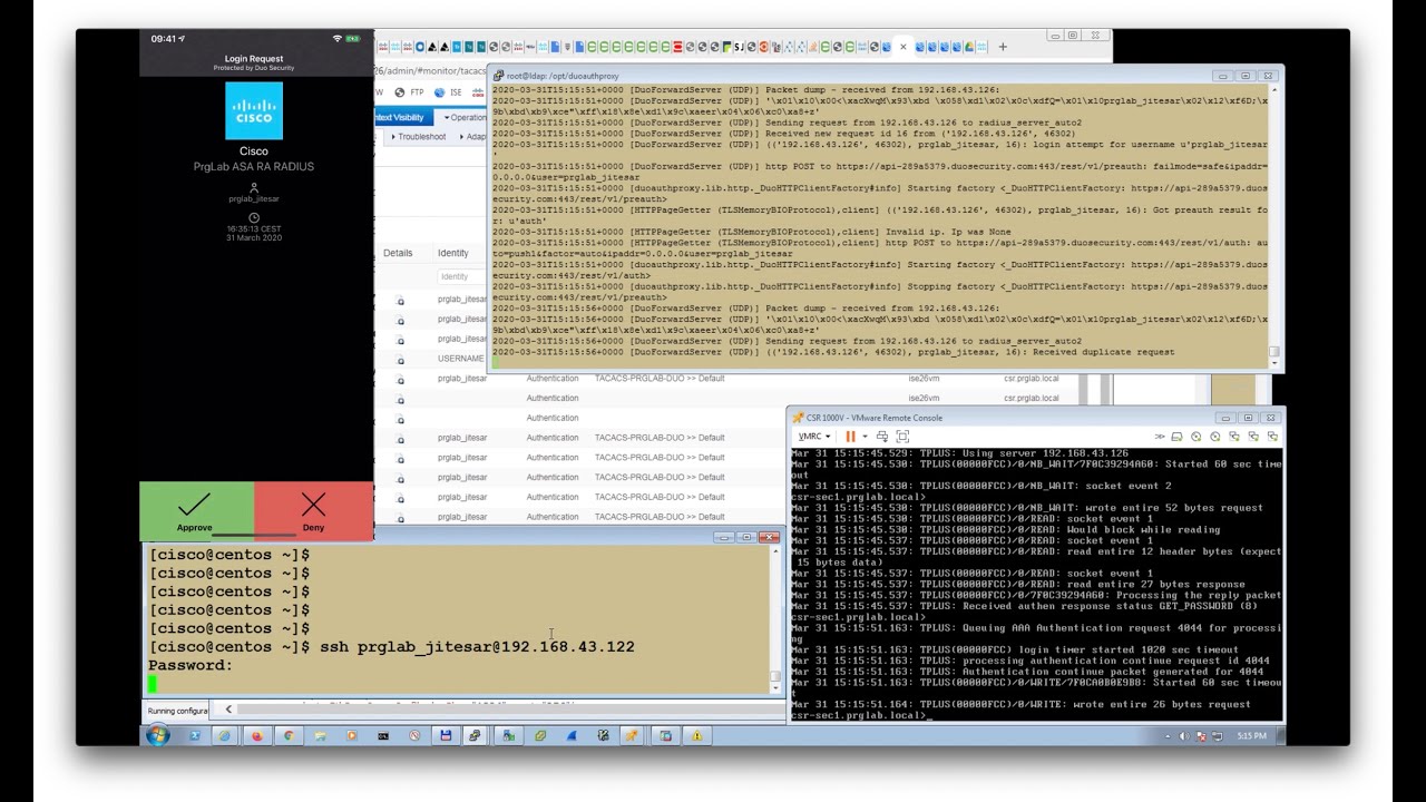 Cisco Tacacs+ & MFA DUO