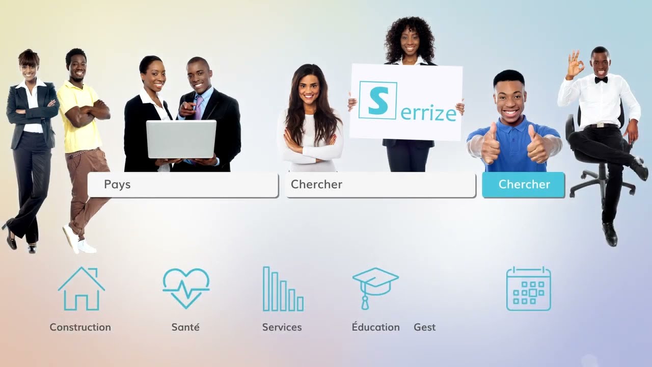 Serrize French Online Platform services application app video ad