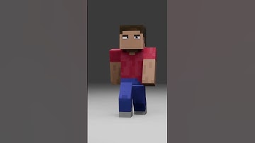 Blender 4.0 Minecraft Character walk cycle