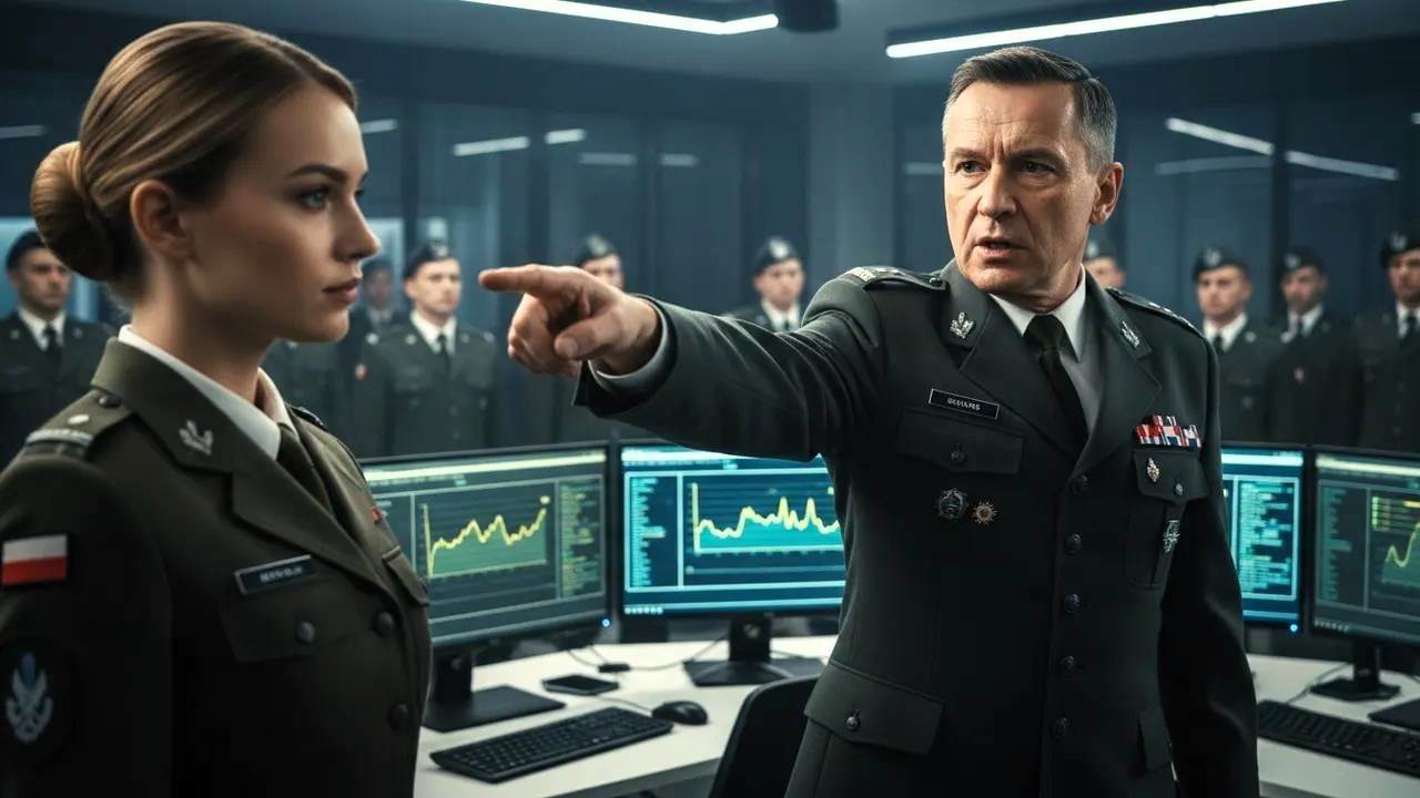 TO ROZKAZ!” – krzyczał generał… lecz ona cicho go unieważniła natychmiast