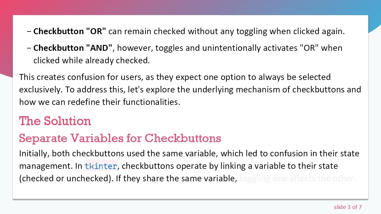 Prevent Checkbutton Toggling in Python tkinter GUI
