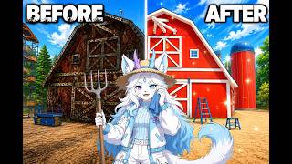 거대한 농장건물과 사일로🧑‍🌾🌾 | PowerWash Simulator 2 ASMR | 노 보이스 | No commentary screenshot 4