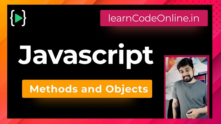 Methods and objects in javascript