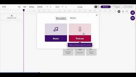 Podcast in Soundtrap