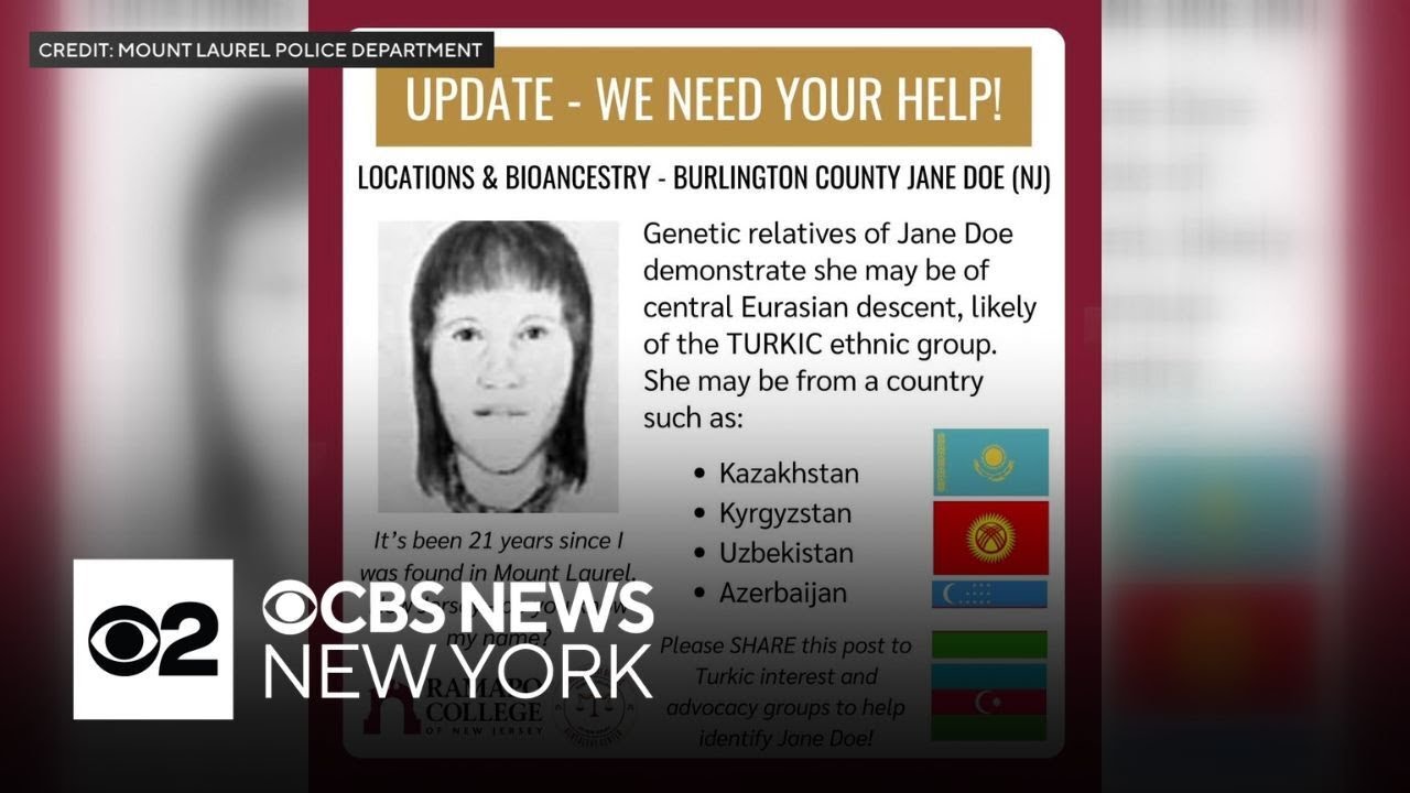 New genealogy profile released for Jane Doe found in N.J. 21 years ago ...