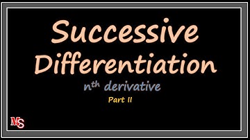 Successive Differentiation part 2 | nth derivative problems and it