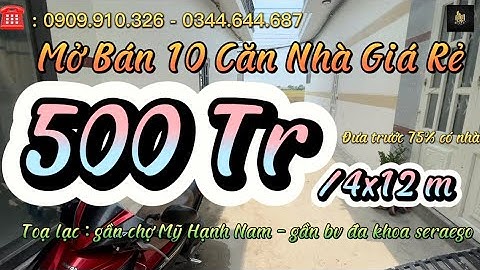 ❇️ NHÀ GIÁ RẺ GẦN HÓC MÔN | 4x12 M | Chỉ Có 10 Căn 🤗