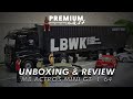 UNBOXING E REVIEW : MERCEDES BENZ ACTROS CONTAINER MINI GT 1/64